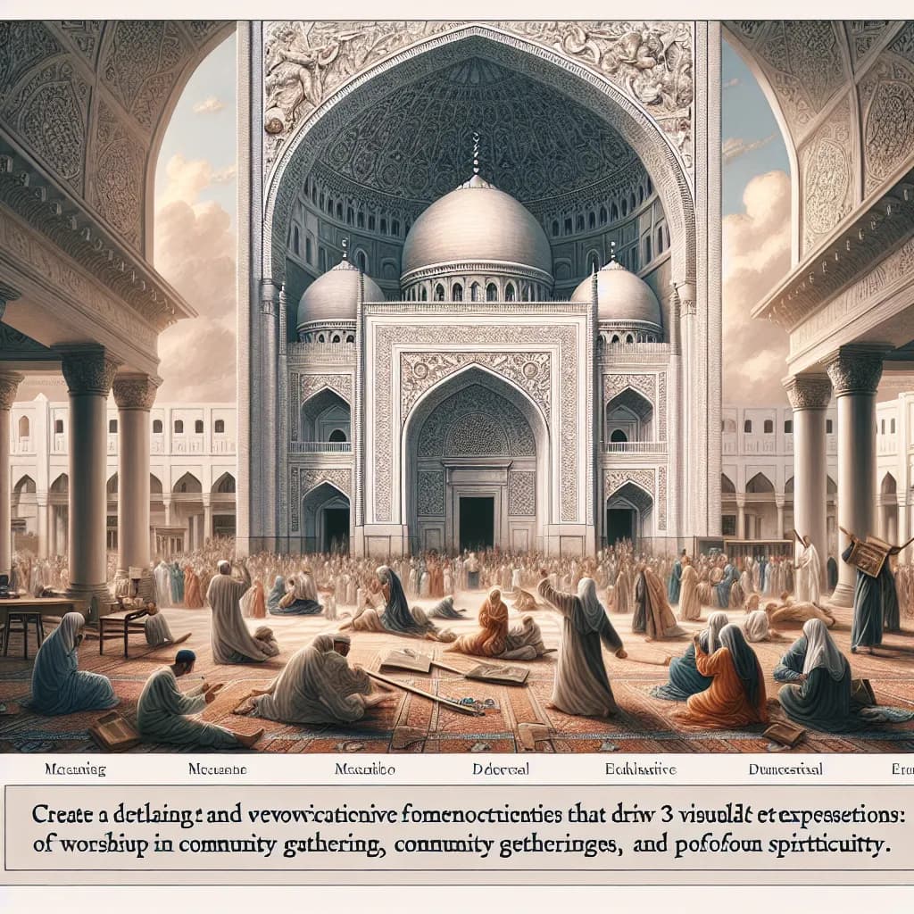 The Role of the Mosque in Islamic Society: A Center for Worship and Community