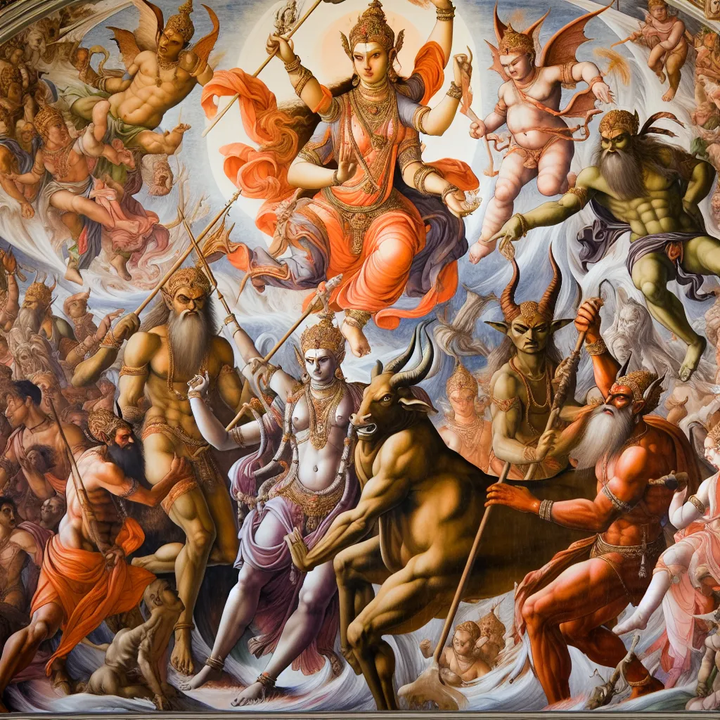 Hindu Mythology and Its Spiritual Lessons: Stories of Gods, Demons, and Heroes