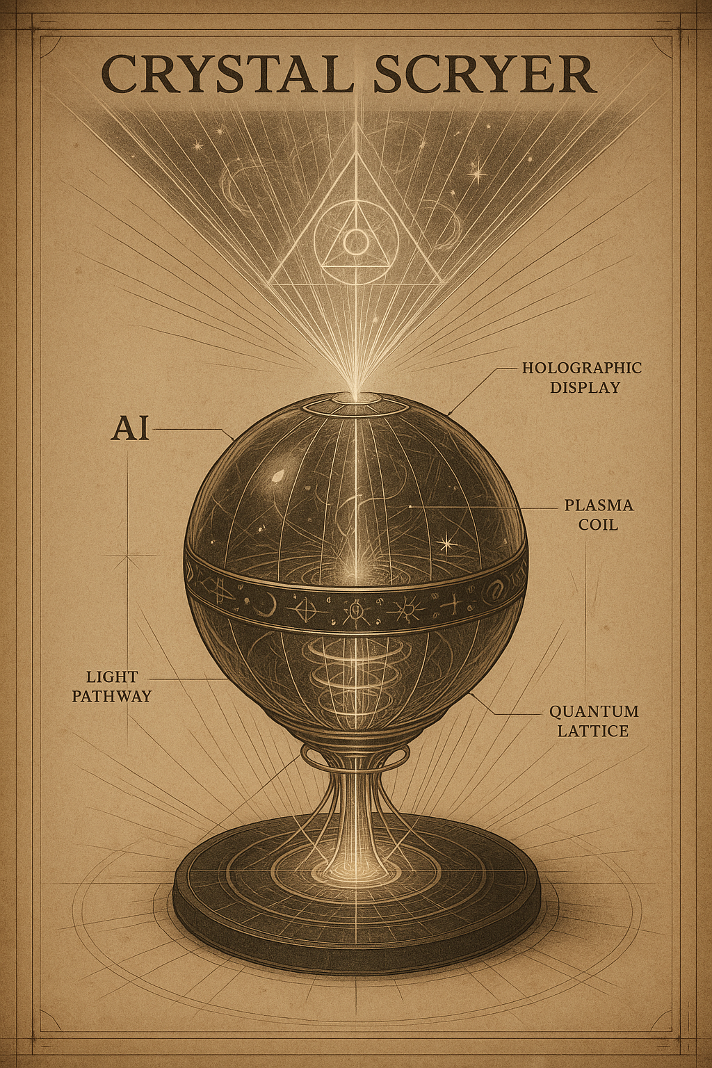 Crystal Scryer: The Ri Magicio 8 Ball That Projects with Light