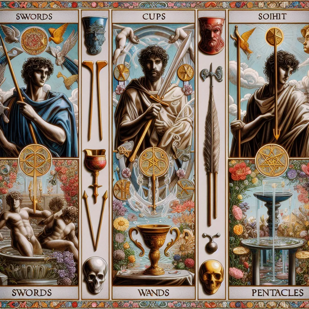 The Minor Arcana: Understanding the Four Suits: Swords, Cups, Wands, and Pentacles
